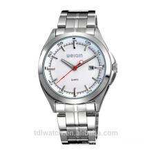 WEIQIN W0087 wristwatches date function all stainless steel watch